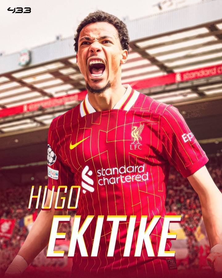 TA：利物浦总价超8000万报价埃基蒂克，正就转会进行深入谈判